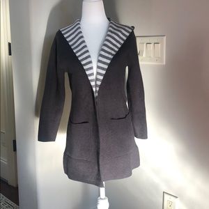 Children’s dark grey Zara sweater coat.